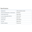 500g Magnesium Sulphate DRIED Extra Pure Magnesium (II)