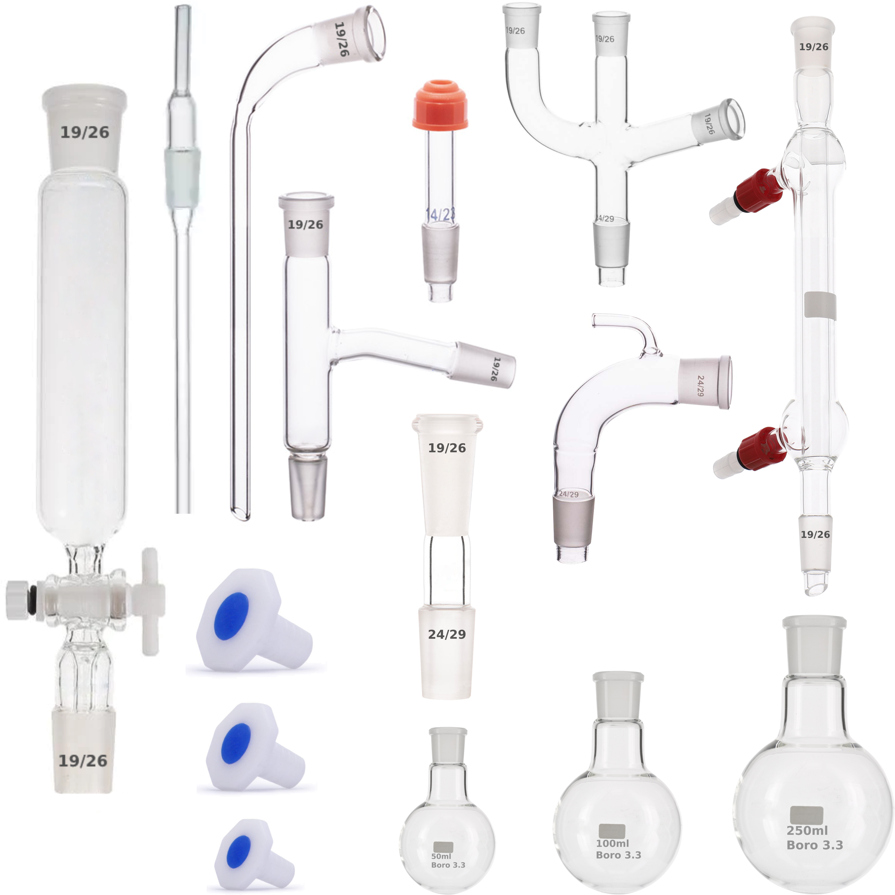 All-in-1 Organic Chemistry Apparatus Kit Multipurpose Classroom Bulk S