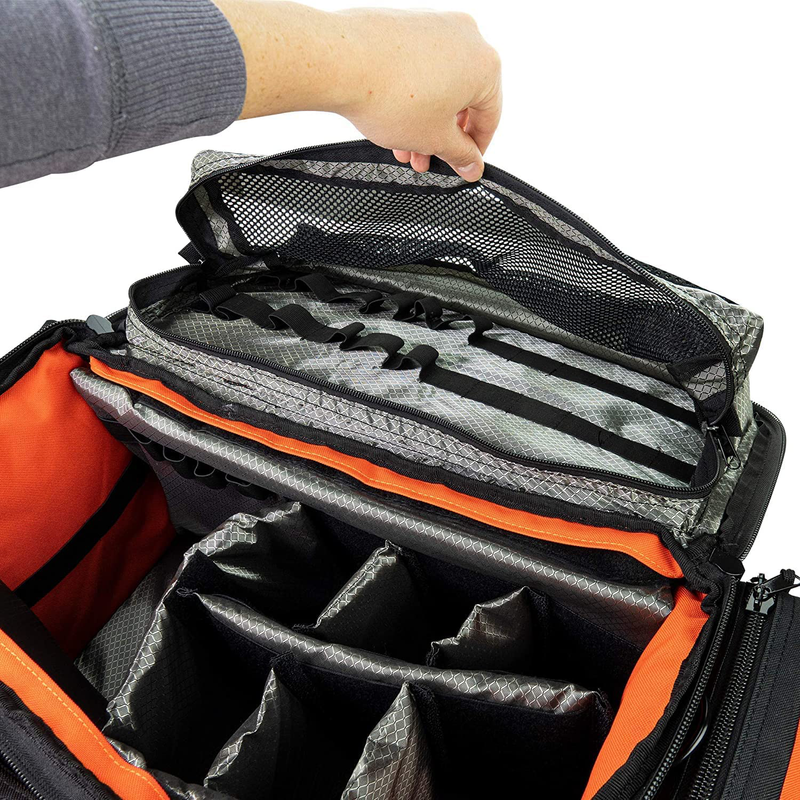 Heavy Duty Medical Emergency Supplies Trauma Bag Multiple Compartments