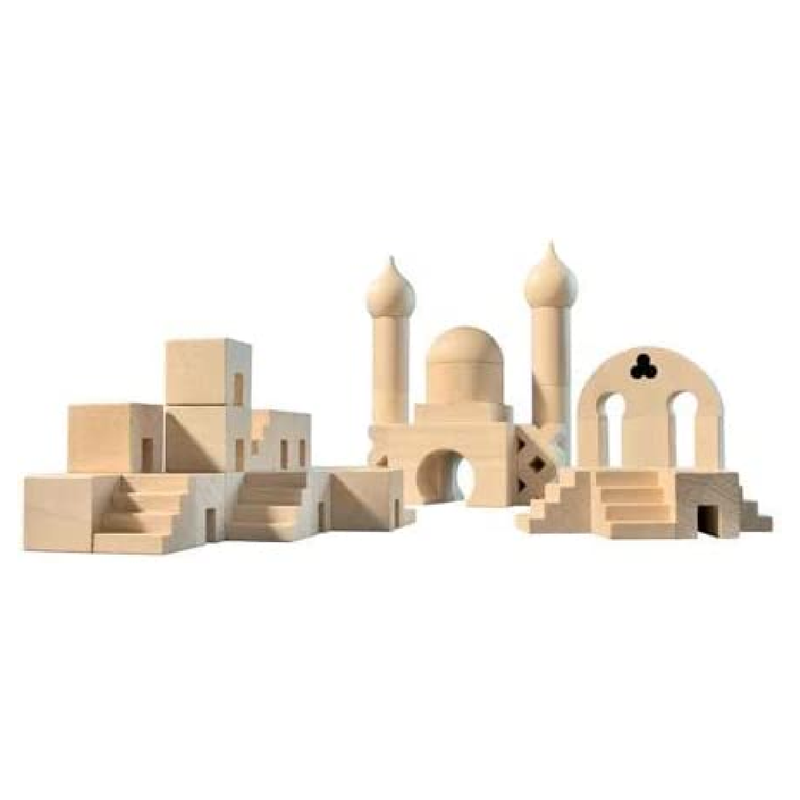 Set of 50 Middle Eastern Building Blocks