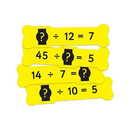 Pack of 100 Mystery Math Sliders Division Crunchers Perfect