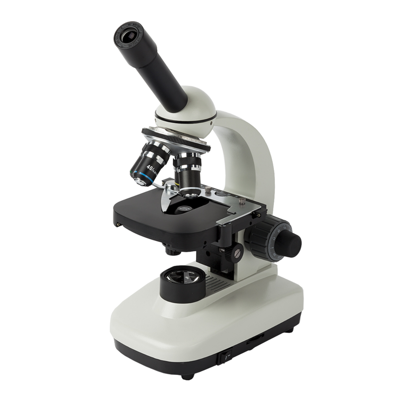 Monocular Microscope 360° Rotatable with Quadruple Nosepiece N-101C