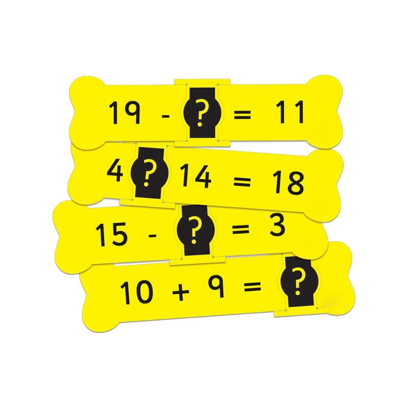 Pack of 100 Addition Subtraction Mystery Math Sliders Perfect