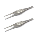 Pack of 2 Stainless Steel Professional Forceps 7.2"