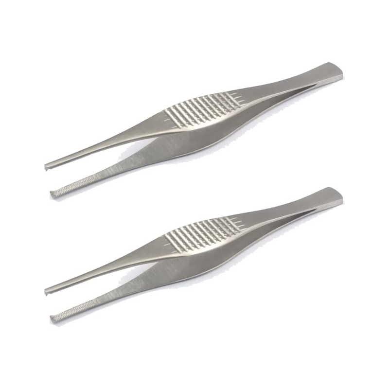 Pack of 2 Stainless Steel Professional Forceps 7.2"