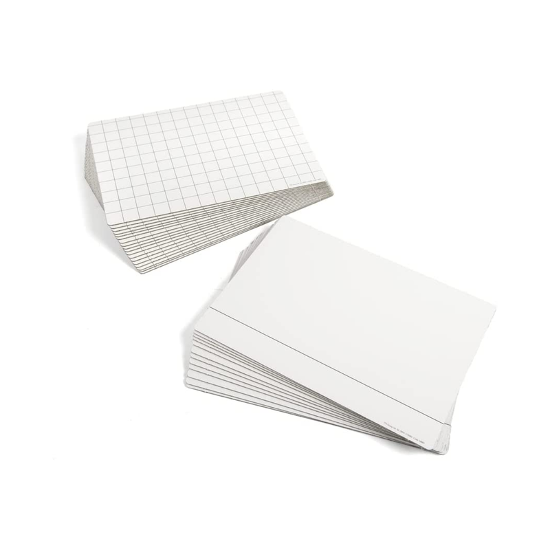Pack of 30 Double Sided Heavy Duty White Board 2cm Grid