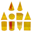 Set of 10 See Through Geometric Figures