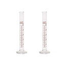 Set of 2 Heavy Duty Glass Graduated Cylinders