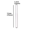 Pack of 20 Heavy Duty Glass Test Tube without Rim