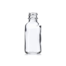Set of 5 Transparent 50ml Glass Bottle with Graduated Calibrated Dropper