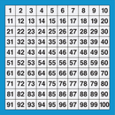 Set of 10 Laminated Hundred Boards